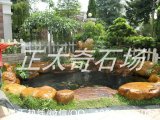 廣東正太奇石場低價直銷小規(guī)格園林黃蠟石