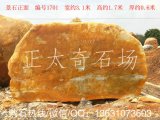  3.1米寬臥石黃蠟石、花園小區(qū)題名石 編號1701