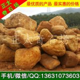  英德產(chǎn)地直銷工程造景黃蠟石、景區(qū)點綴黃蠟石