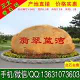 5.2米寬 大型黃蠟石 刻字標(biāo)志校訓(xùn)黃蠟石  編號